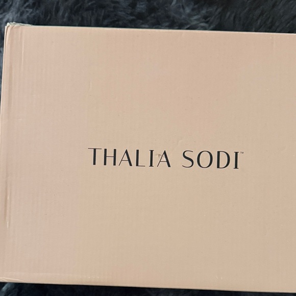 Thalia Sodi Glittering Silver Ankle Boots - Picture 7 of 8